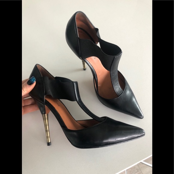 Elizabeth&James high heel leather pumps size 6-1/2 - Picture 3 of 8